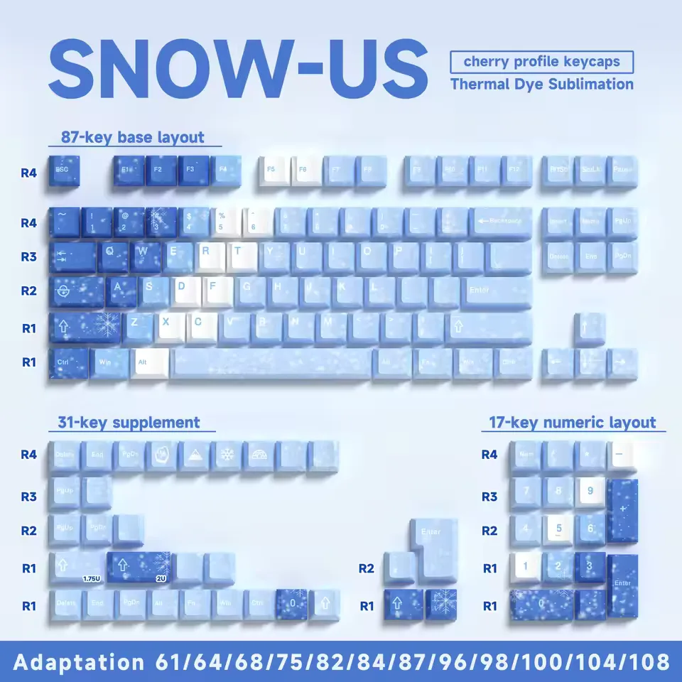 Keycaps Snowflake